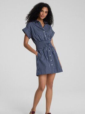 Spanx navy dress  - game day!